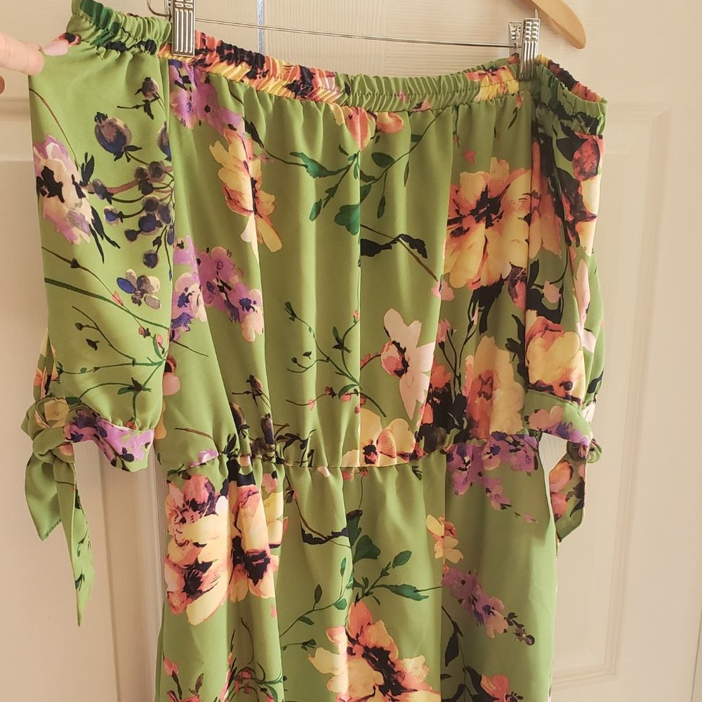 Off the shoulder summer dress